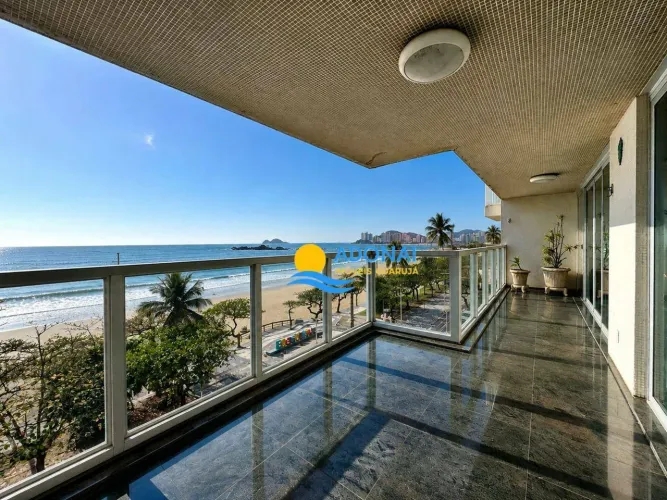 Apartamento frente mar com vista Pitangueiras Guarujá