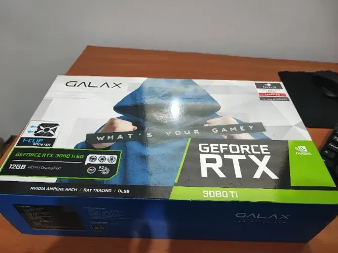 Placa de Vídeo RTX 3080 Ti Galax SG 12GB - Triple Fan - Impecável - Completa