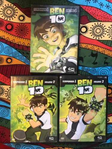 Lote Temporada 1 Ben 10 Clássico DVDs RARO