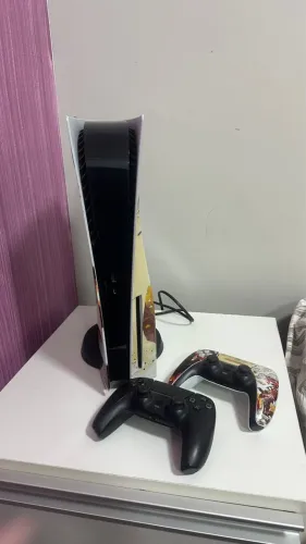 Ps5 fat com 2 controles , caixa original