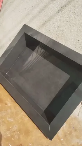 Nicho Preto Nero 55x35x10cm em Porcelanato legítimo