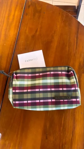 Maxi Necessaire Farm Rio Ora Bolas Painted Flower Verde