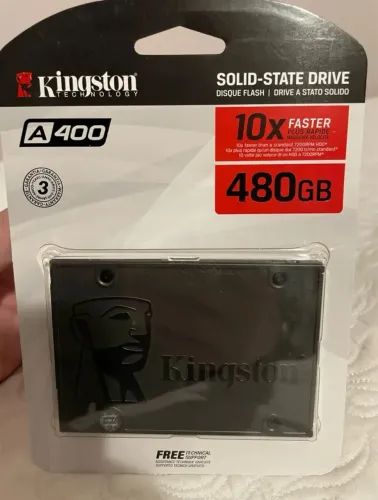 SSD 480GB Sata III A400 SA400S37/480G Preto