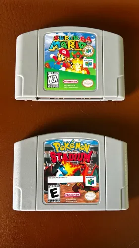 Mario e Pokémon N64 Original Relabel