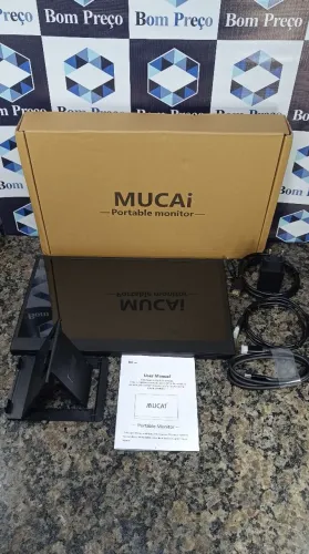 Monitor Portátil MUCAI 14" HD 1366x768 USB-C Mini HDMI