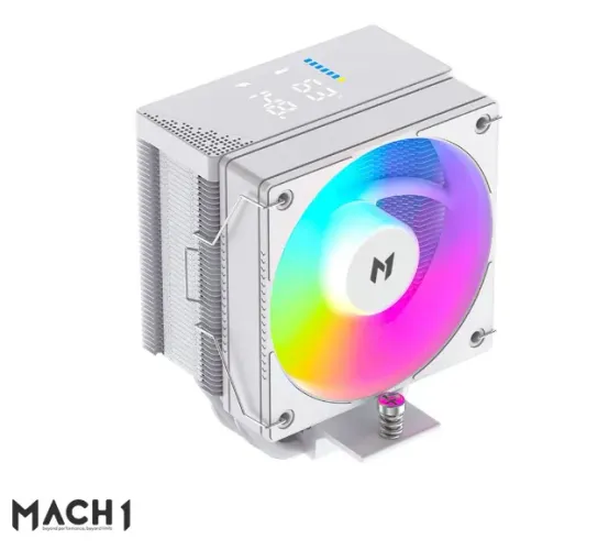 Air Cooler Digital, ARGB, AMD e Intel, 100mm MACH1 BOREAL-Loja Fs Informática
