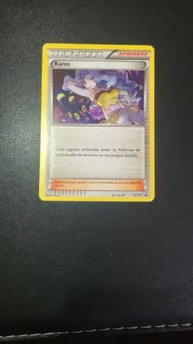 Carta pokémon: Karen TREINADOR, (XY177), Qualidade: NM