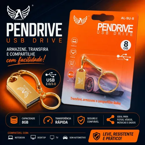 Pen drive 8Gb AL - 9U -8