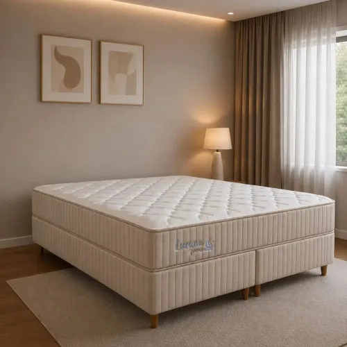 CAMA BOX QUEEN PLUMATEX...
