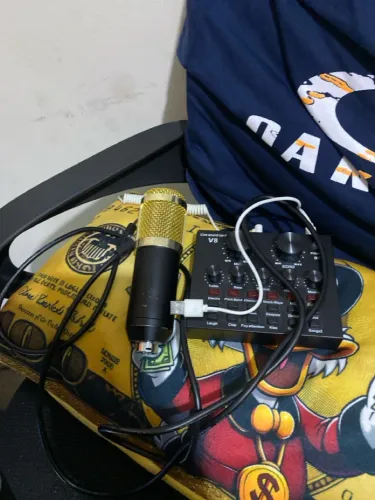 Kit interface de áudio v8 / qualidade nas gravações pelo celular