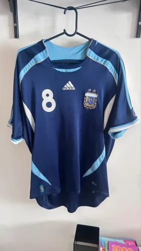 Camisa Argentina 2006 Riquelme 8 Reliquia