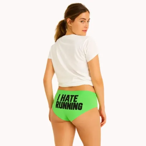 Calcinha Victoria's Secret Pink I Hate Running Produto Importado e OriginalTamanho P