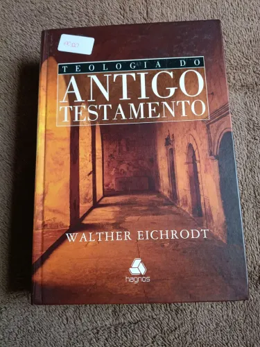 Livro teologia antigo testamento Walter Eichrodt