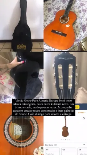 Violão Gewa Pure Classic Mel