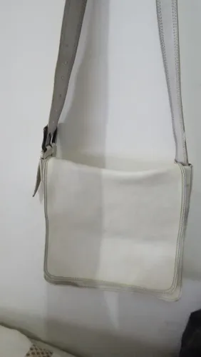 Bolsa Marc By Marc Jacobs messenger couro off-White Vintage