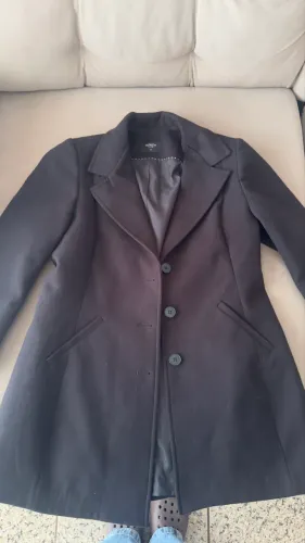 Casaco feminino de alfaiataria - preto