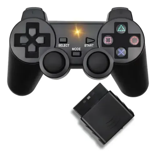 Controle Sem Fio Para Ps2 Com Vibração