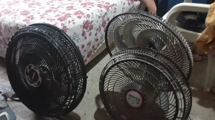 Ventiladores com defeito