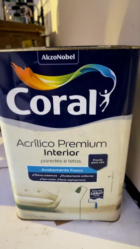 Tinta Coral algodão egípcio acrílico premium