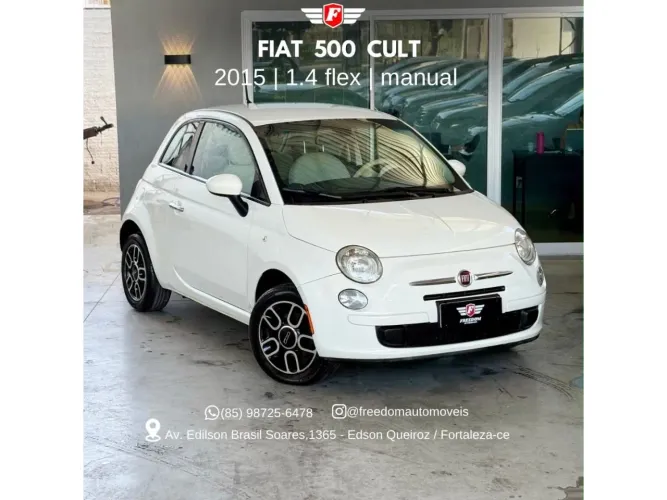 Fiat 500 Cult 1.4 Flex 8V EVO Dualogic 2015