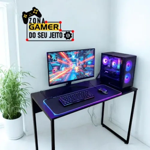 Mesa Multiuso 1m NOVA Birô de Escritório para Notebook Computador de Estudo Escrivaninha