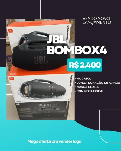 Vendo novo lançamento JBL BOMBOX4