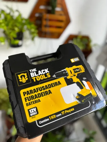 Furadeira Parafusadeira Sem Fio A Bateria Tb-12e 12v