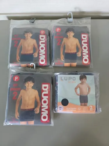 Cuecas Menino Kit 4 Unidades P - Lupo e Duomo