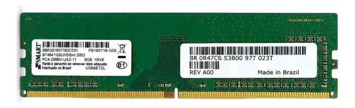 MEMÓRIA RAM 8GB DDR4 2666MHz SMART