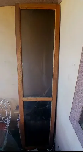 Porta de Madeira com Vidro