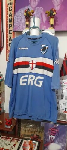Camisa sampdoria 2009 / kappa ( modelo " kombat )