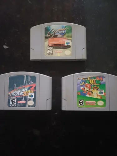 Nintendo 64 lote 3 jogos originais