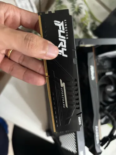 Memória 8GB, DDR5 5600mhz Kingston Fury Beast, Preto