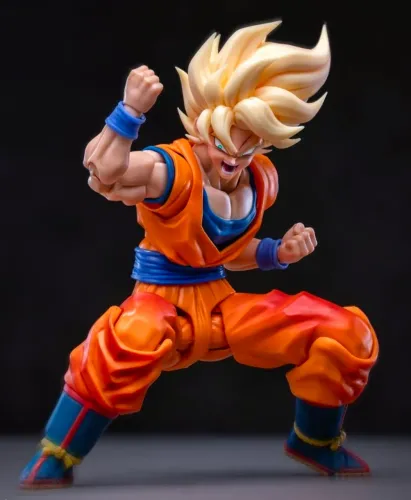 Dragon Ball Z KIT Head Goku Super Sayajin GM studios novo