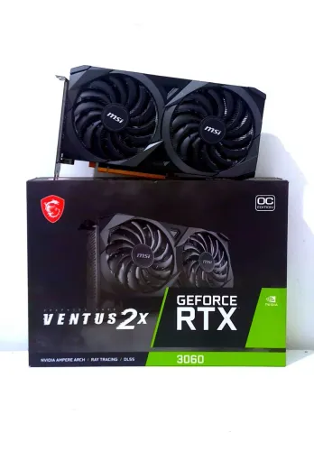 RTX 3060 MSI VENTUS 2X 12GB GDDR6 COMPLETA