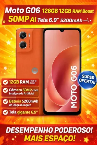 Moto G 06 Laranja Na Caixa