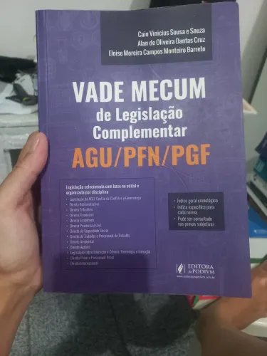 VADE MECUM de Legislação Complementar AGU/PFN/PGF