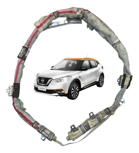 Airbag Direito Cortina Nissan Kicks 2016 A 2023 Bege