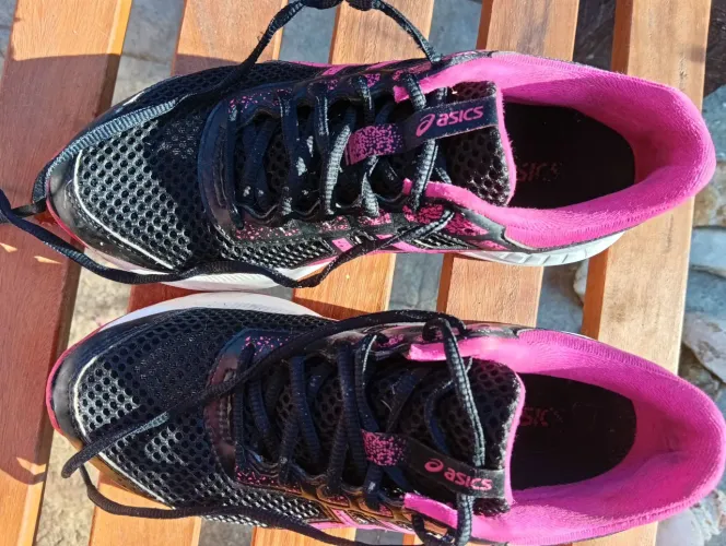 Tênis Asics, original, feminino, preto, 37