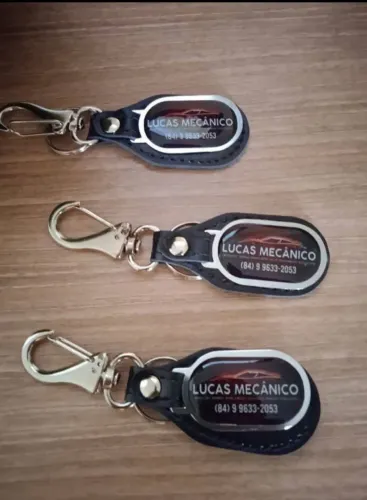Chaveiro personalizado com sua logomarca