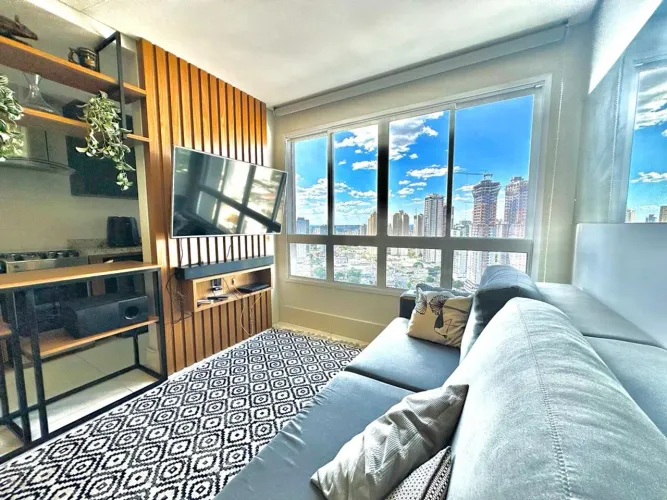 DOT BUENO - Apartamento com 68 m2, 2 suítes, MOBILIADO e DECORADO