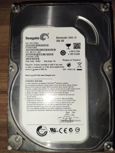 HD 3.5" Seagate 250GB