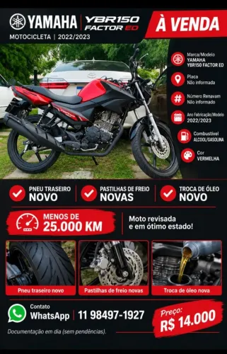 Yamaha Factor 150 ED 2022