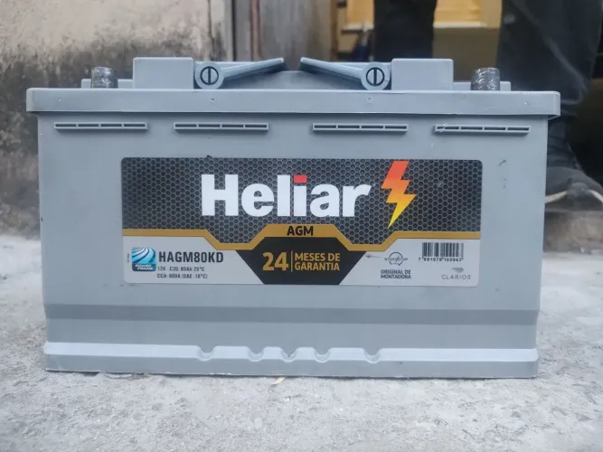 Bateria HELIAR AGM 80AH. START STOP