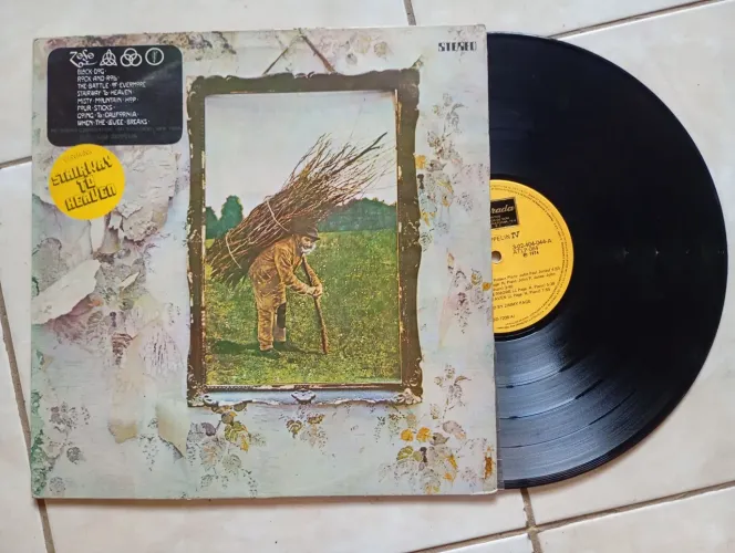 Vinil Original do Led Zeppelin. "Led Zeppelin IV". 1973. Único dono. Novo