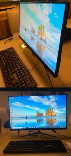 All-in-one RYZEN 5  4.0GHZ 16GB de memória SSD512GB. Placa de vídeo Radeon 3GB  tela23.8 