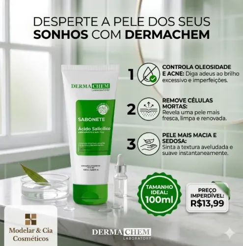 Sabonete Ácido Salicílico Dermachem (100ml)