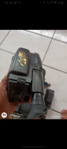 Câmera JVc funcionando 