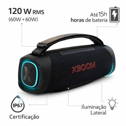 Caixa de som lg xboom xg8t 