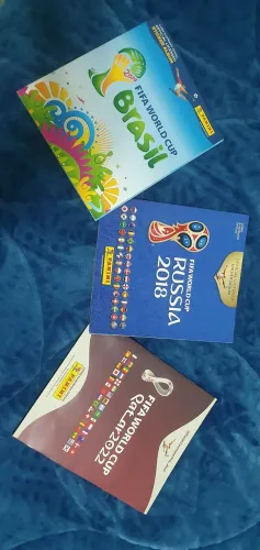 COLEÇÃO ÁLBUM COPA DO MUNDO PANINI, 2014+ 2018+ 2022 Completos